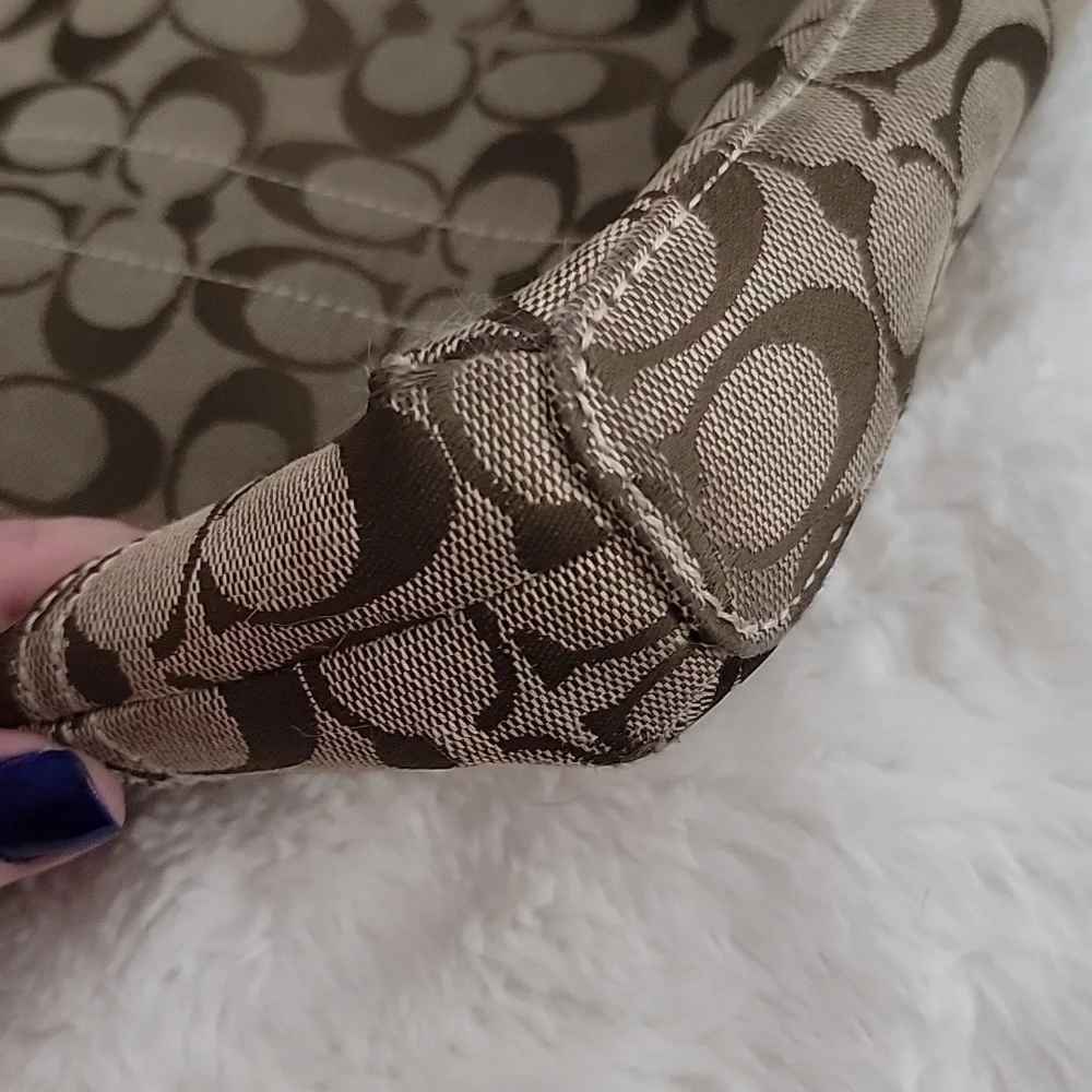 Coach Monogram Canvas Crossbody Bag Purse